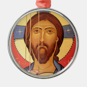 Ornamento De Metal Pintura de Jesus