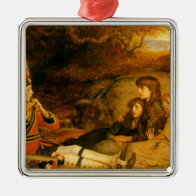 Ornamento De Metal Piper (de John Everett Millais) (Frente)