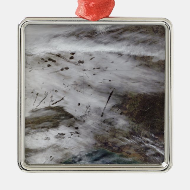 Ornamento De Metal Pistas de dissipação de aeronaves (Frente)