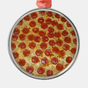 Ornamento De Metal Pizza