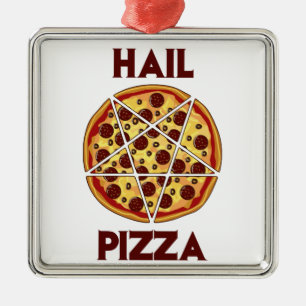 Ornamento De Metal Pizza da saraiva