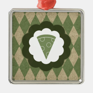 Ornamento De Metal pizza vintage