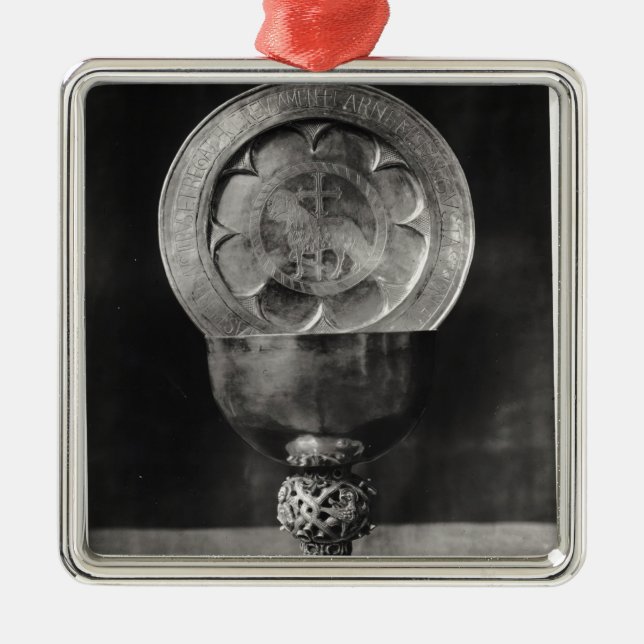 Ornamento De Metal Placa do cálice e do Eucaristia (Frente)