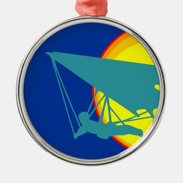 Ornamento De Metal planador de cair retro (Frente)