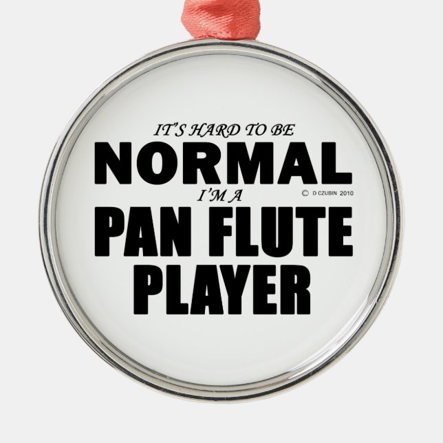 Ornamento De Metal Player de Fluxo Pan Normal (Frente)