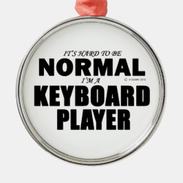 Ornamento De Metal Player de teclado normal