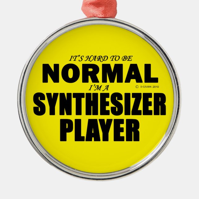 Ornamento De Metal Player do Synthesizer Normal (Frente)