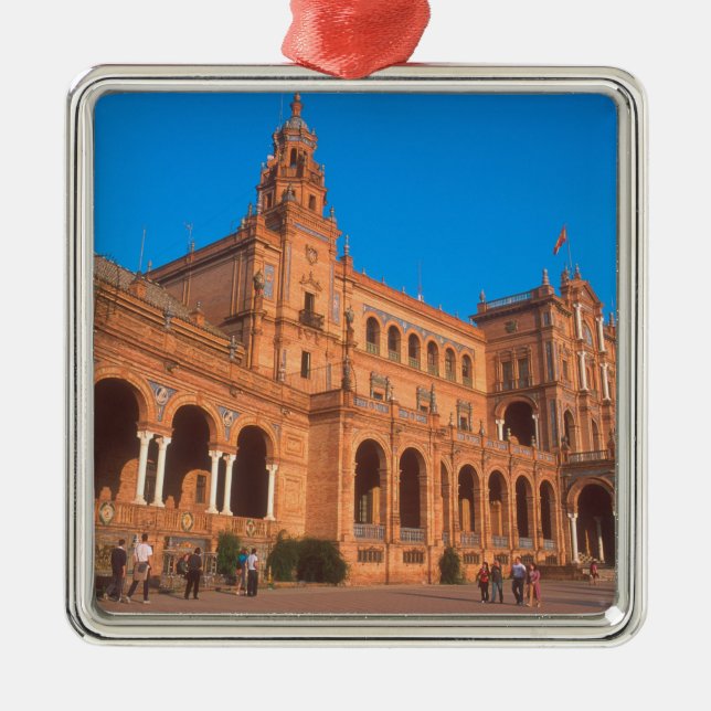 Ornamento De Metal Plaza de Espana em Sevilha, Espanha. (Frente)