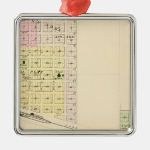 Ornamento De Metal Plum Creek, Nebraska