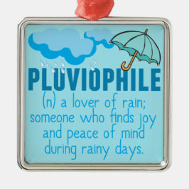 Ornamento De Metal Pluviophile