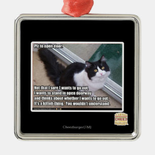 Ornamento De Metal PLZ ao estar aberto