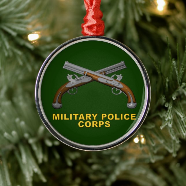 Ornamento De Metal PM - Natal da Polícia Militar (Árvore)