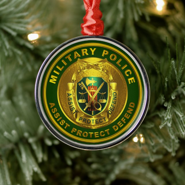 Ornamento De Metal PM - Natal da Polícia Militar (Árvore)