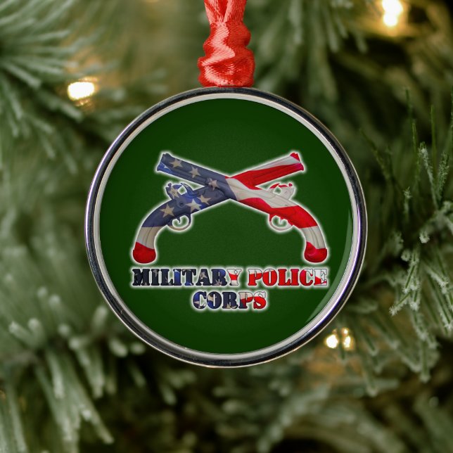 Ornamento De Metal PM - Natal da Polícia Militar (Árvore)