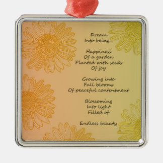 Ornamento De Metal Poema ideal