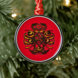 Ornamento De Metal "Poesia Meditativa"