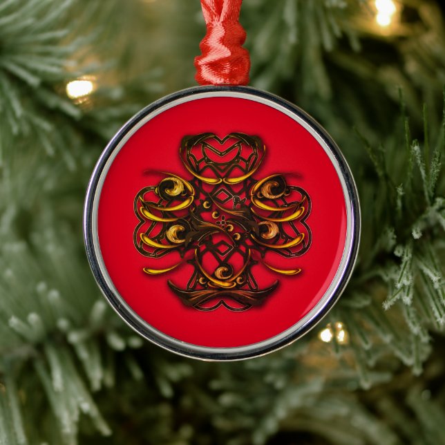 Ornamento De Metal "Poesia Meditativa" (Árvore)