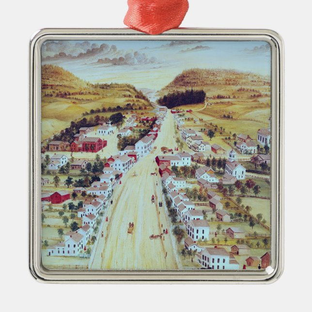 Ornamento De Metal Poestenkill, New York, c.1855 (Frente)