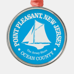 Ornamento De Metal Point Pleasant NJ (loop)