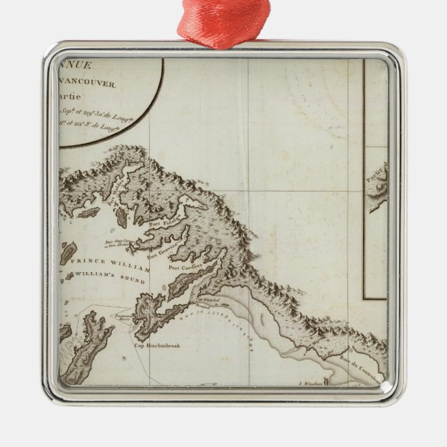 Ornamento De Metal Point Riou to Point Possession Alaska (Frente)