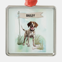 Pointer Watercolor Personalized Dog