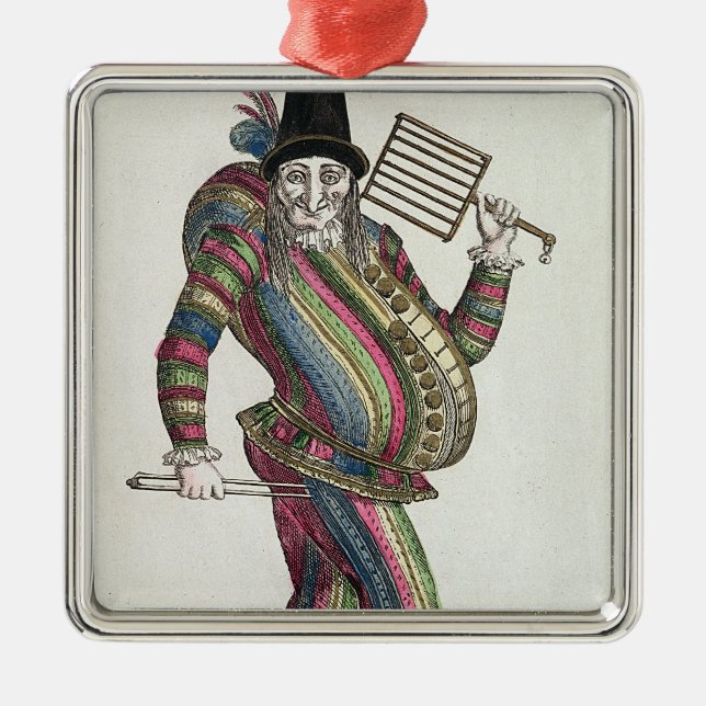 Ornamento De Metal Polichinelle (Frente)