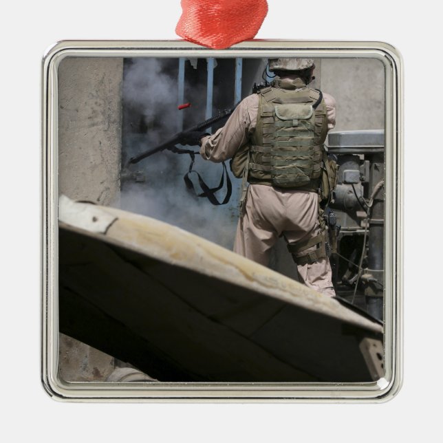 Ornamento De Metal Polícia militar usa rodada violenta (Frente)