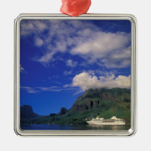 Ornamento De Metal Polinésia Francesa, Moorea. Cooks Bay. Navio de c