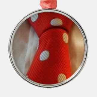 Ornamento De Metal polkadot slipsie