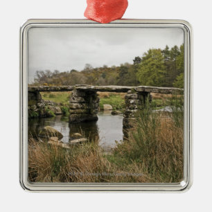 Ornamento De Metal Ponte da válvula no parque nacional de Dartmoor