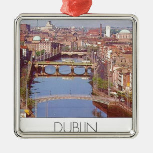 Ornamento De Metal Ponte de Ireland Dublin (nova) (St.K)