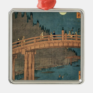 Ornamento De Metal Ponte de Kyoto pelo luar