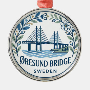 Ornamento De Metal Ponte de Øresund Suécia