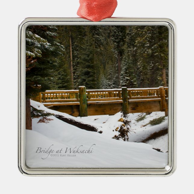 Ornamento De Metal Ponte em Wuksachi (Frente)