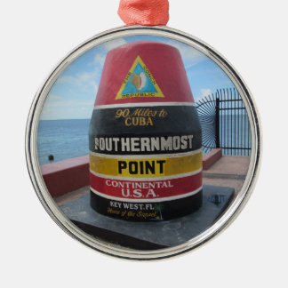 Ornamento De Metal Ponto mais meridional Key West Buoy