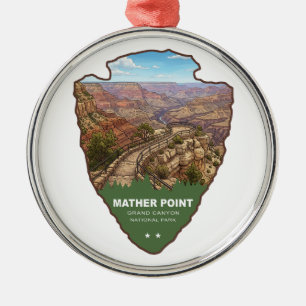 Ornamento De Metal Ponto Mather Parque Nacional do Grand Canyon Arrow