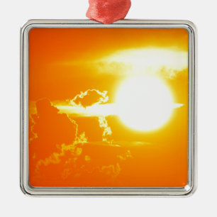 Ornamento De Metal pôr do sol 3