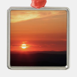 Ornamento De Metal Por do sol da montanha no Shenandoah