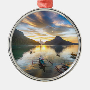 Ornamento De Metal Por do sol no EL Nido