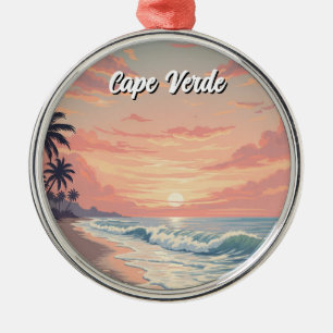 Ornamento De Metal Pôr do sol vintage em Cabo Verde
