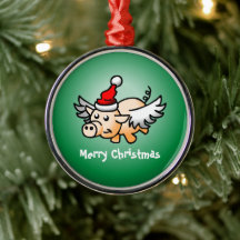 Porco de Natal Fofo