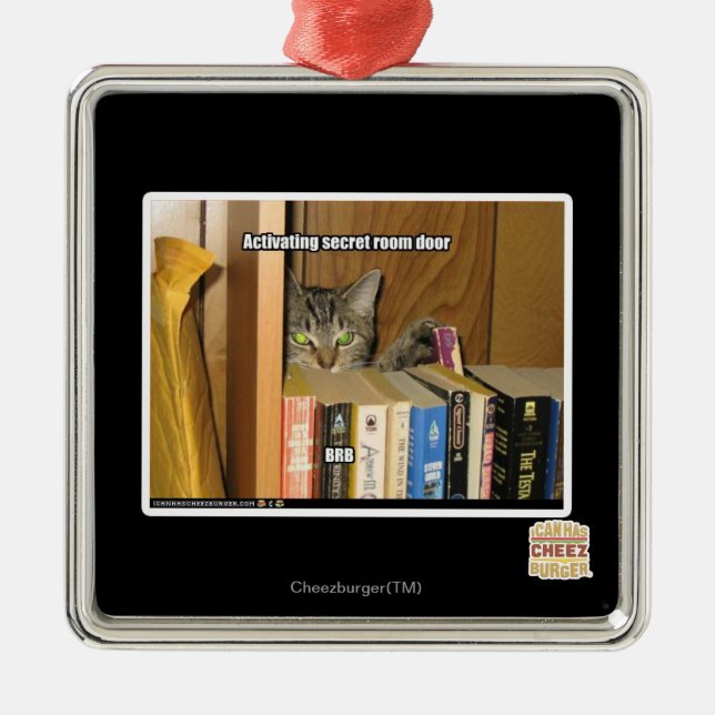 Ornamento De Metal Porta secreta de activação da sala (Frente)