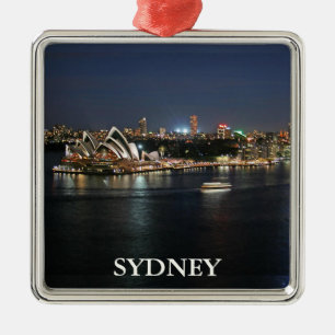 Ornamento De Metal Porto de Sydney no cais circular