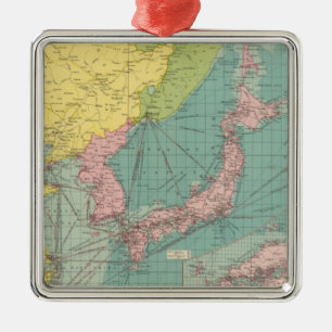 Ornamento De Metal Portos chineses, japoneses