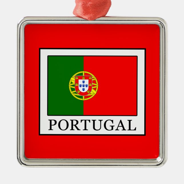 Ornamento De Metal Portugal (Frente)