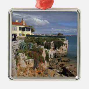 Ornamento De Metal Portugal, Cascais. Praia da Rainha, uma praia em 2