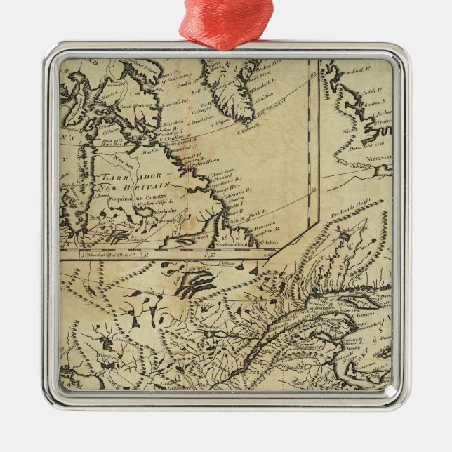 Ornamento De Metal Posse Britânica na América do Norte 2 (Frente)