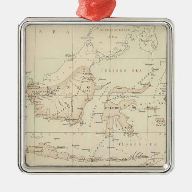 Ornamento De Metal Posse holandesa no Arquipélago indiano (Frente)