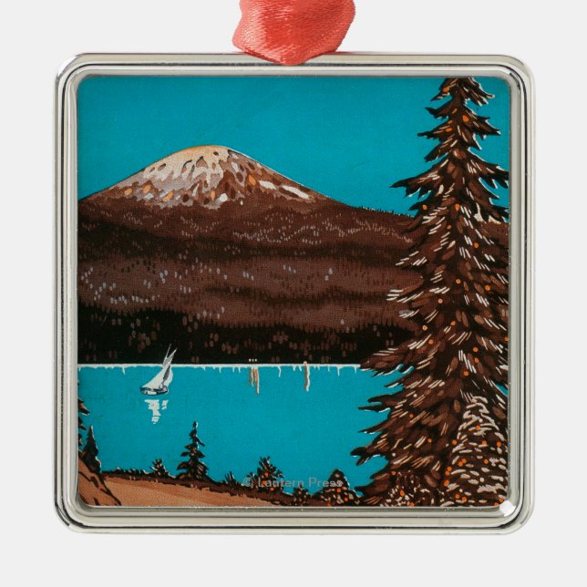 Ornamento De Metal Poster #2Spokane da propaganda de Spokane, WA (Frente)