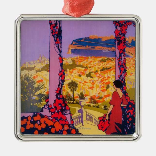 Ornamento De Metal Poster do promocional do viagem (Frente)